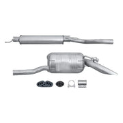 Hella End Silencer Rear fits Fiat Punto 1993-1999 1.4