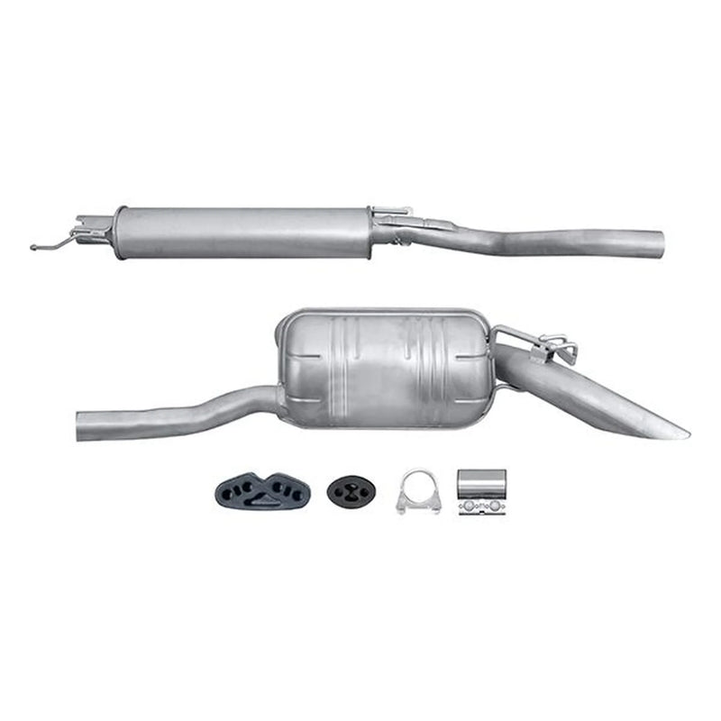 Hella End Silencer Rear fits Fiat Punto 1993-1999 1.4
