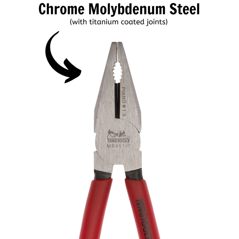 Teng Tools Combination Plier 180mm Teng Tools - Dynamic Drive