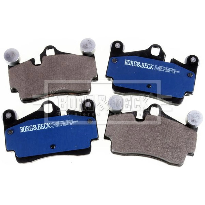 Borg & Beck Front & Rear Brake Discs & Pads fits VW Touareg 2002-2010 3.0 3.2