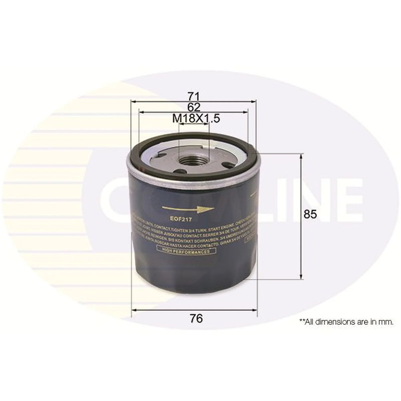 Comline Service Kit with Air & Oil Filters fits Chevrolet Epica 2005-2006 2.0