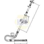 NAPA Brake Hydraulic Hose Line Front Right NBH1436