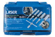 Laser Deep E-Socket Set 1/4" & 3/8"D 12pc Laser - Dynamic Drive