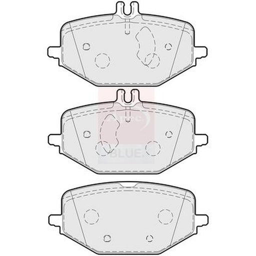 Apec Rear Brake Pad Set fits Mercedes-Benz G-Class 2019-2022 463.349 463.350