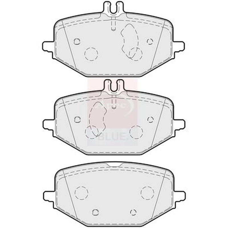 Apec Rear Brake Pad Set PD4021