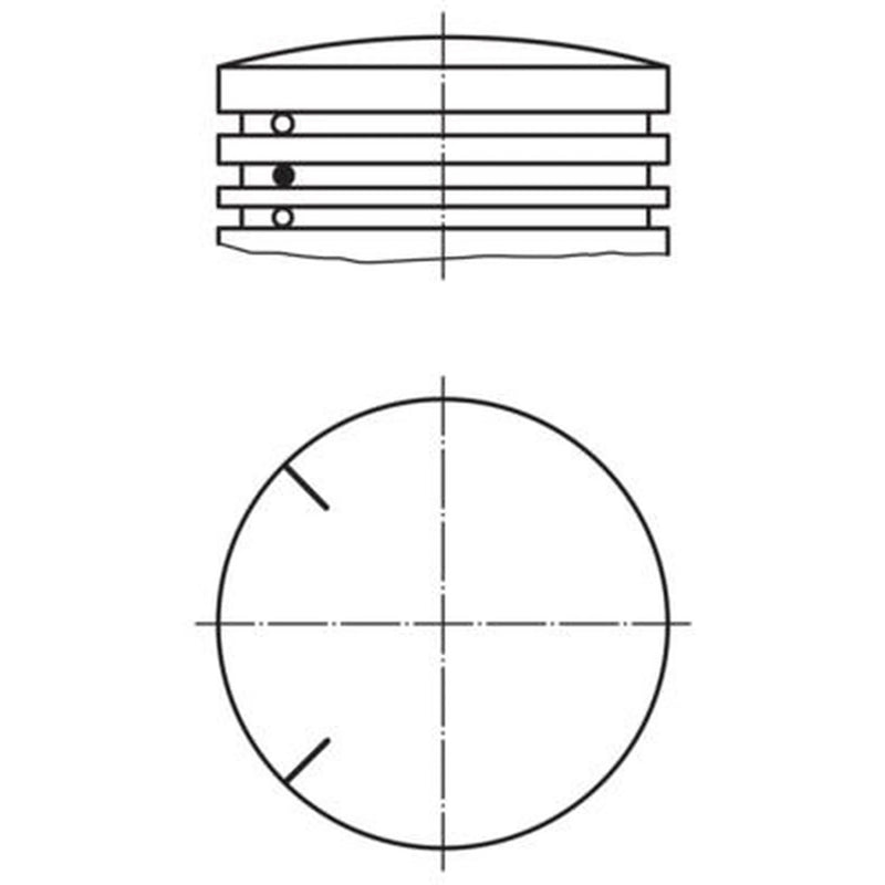 Mahle Piston Cylinder Bore = 75mm 535 PI 00100 005