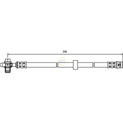 NAPA Brake Hydraulic Hose Line Front NBH1082