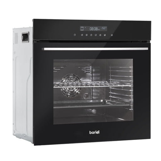 Baridi Integrated Fan-Assisted Electric Oven 60cm 72L Capacity - Black Baridi - Dynamic Drive