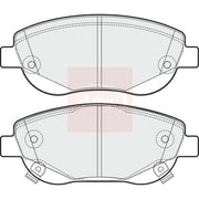 Apec Front & Rear Pads fits Toyota Verso 2009-2018 2.2