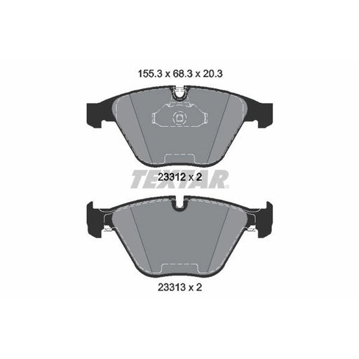 Textar Front Brake Pad Set 2331211