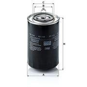 MANN-FILTER Full Service Kit with Air, Oil, Fuel & Cabin Fi fits Irisbus Magelys
