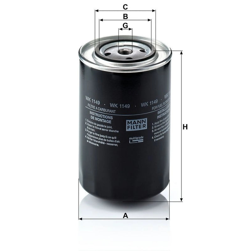 MANN-FILTER Full Service Kit with Air, Oil, Fuel & Cabin Fi fits Irisbus Magelys