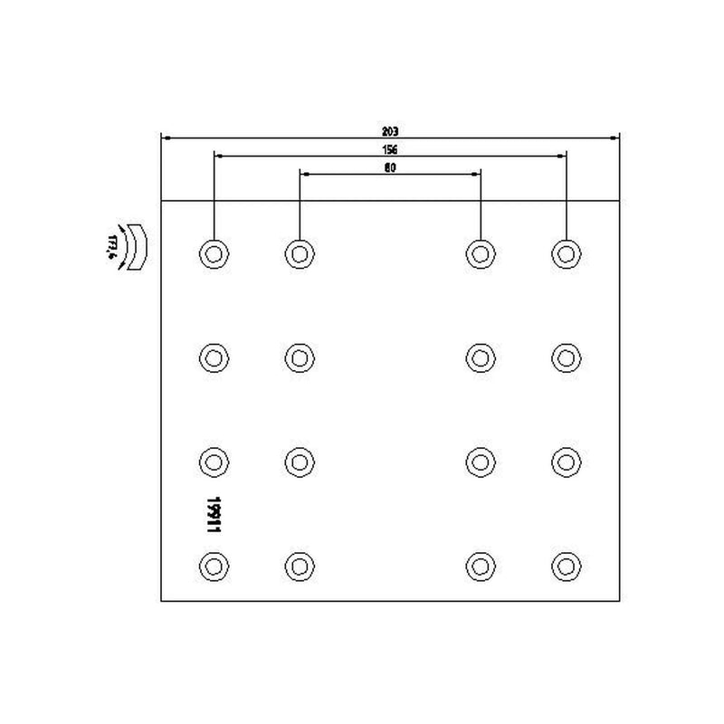 DON Don Cv Brake Lining Set fits Daf F 2800 1974-1991