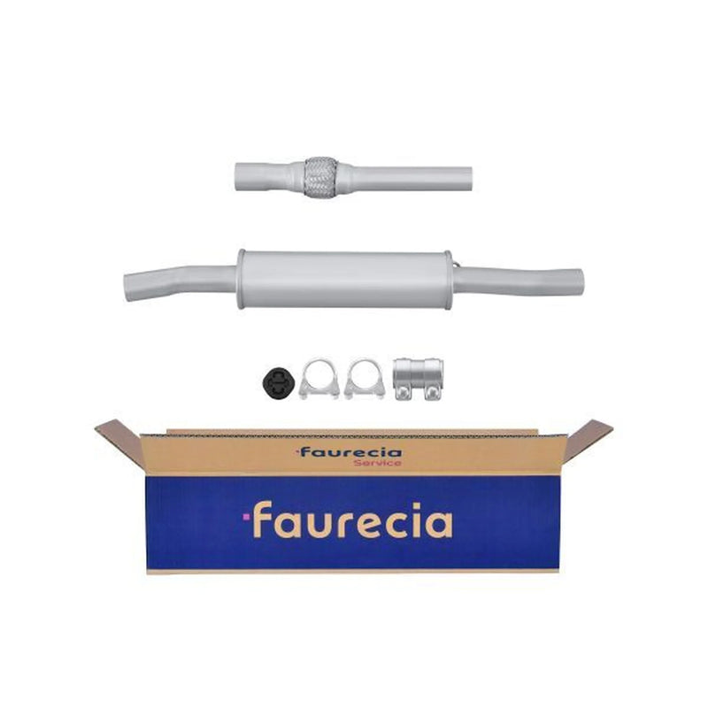 Hella Middle Silencer fits VW Polo 1989-1994 1.3