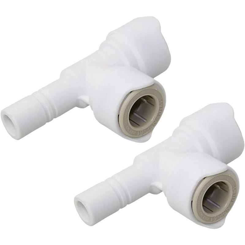 Whale 15mm Stem Tee Water Connector Pack of 2
