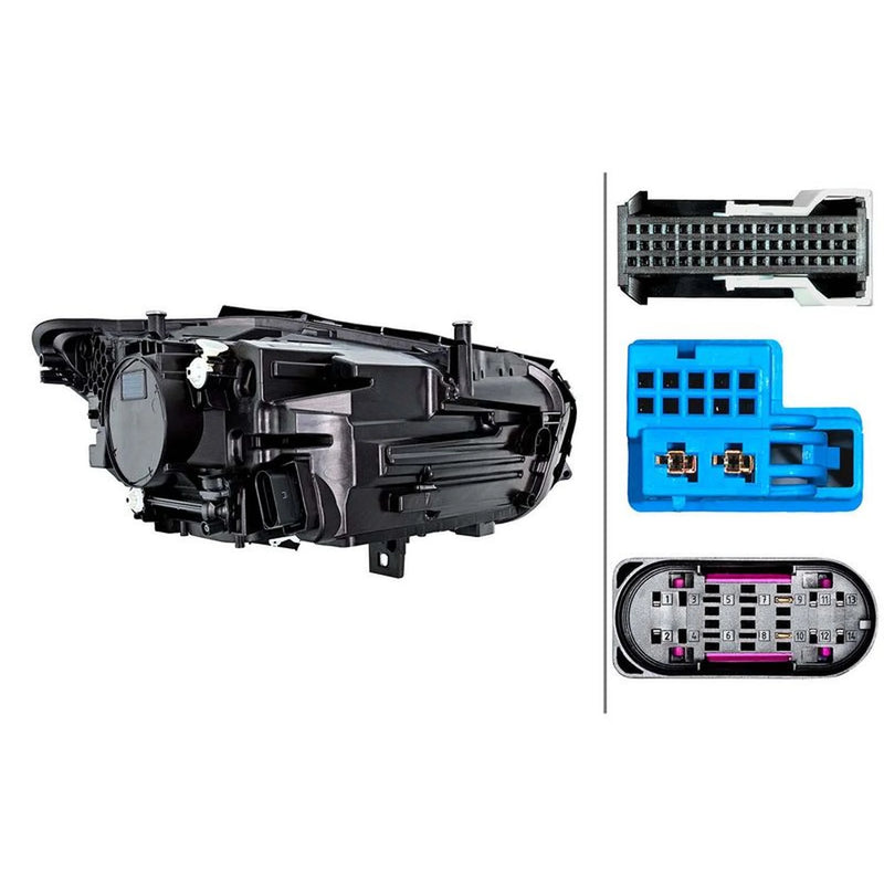 Hella Headlight Headlamp LED Left fits Mercedes-Benz B-Class Sports Tourer
