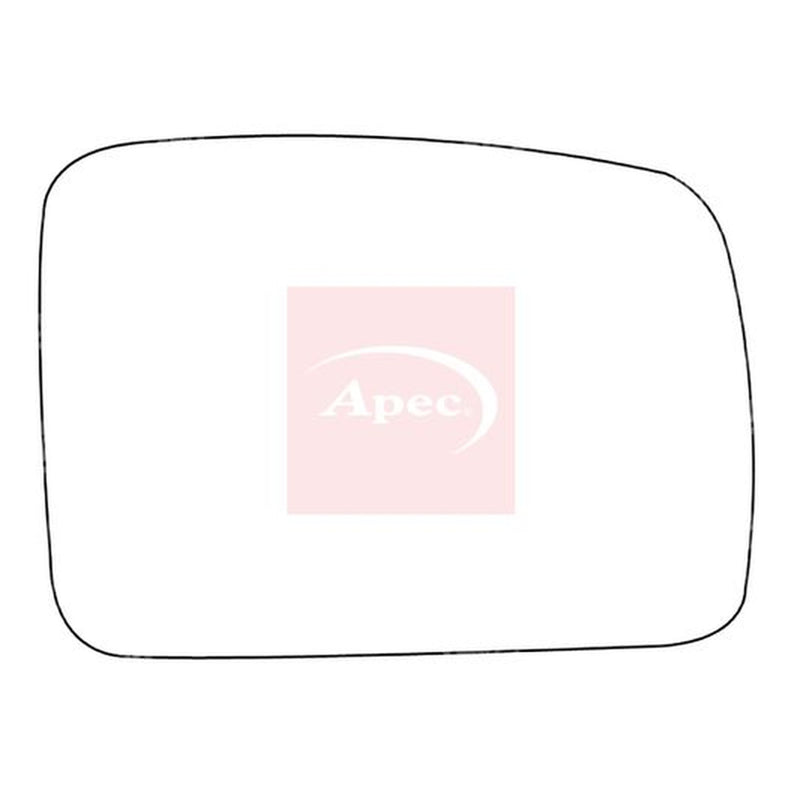 Apec Exterior Wing Mirror Glass Right fits Land Rover Discovery III 2004-2009