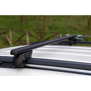 Menabo Shermon Black XL Raised Rail Roof Bars 1340mm (90kg Max.) Menabo - Bars 4 Cars