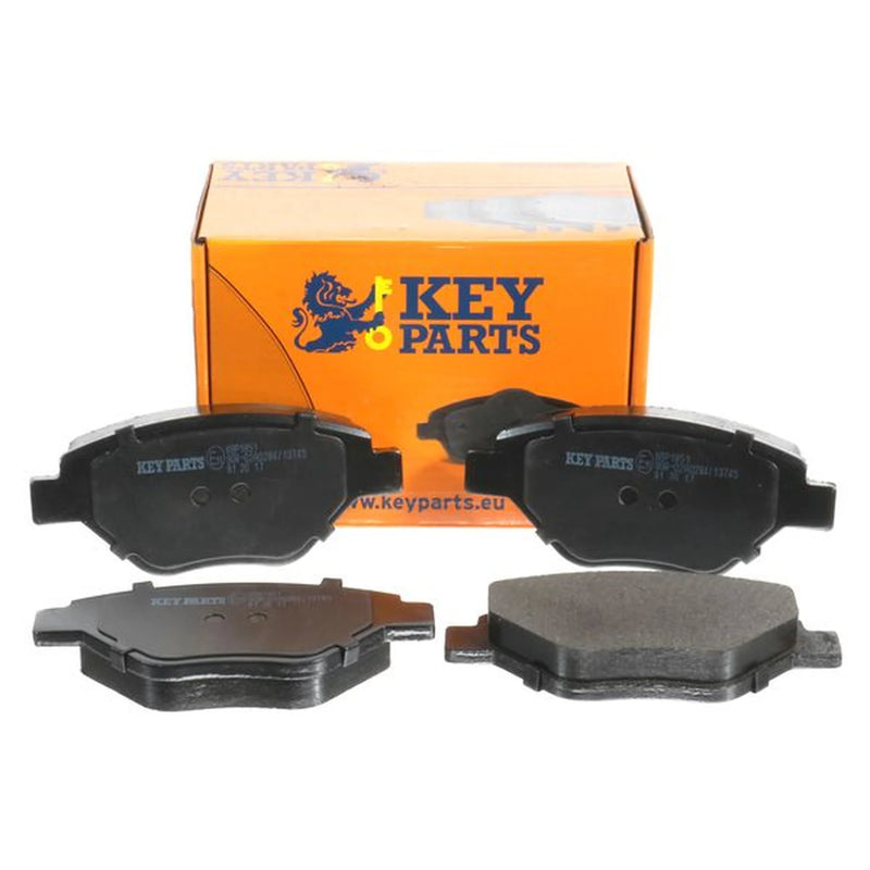 Key Parts 4 x Front Brake Pad Set fits Renault Megane II 2002-2008 1.4