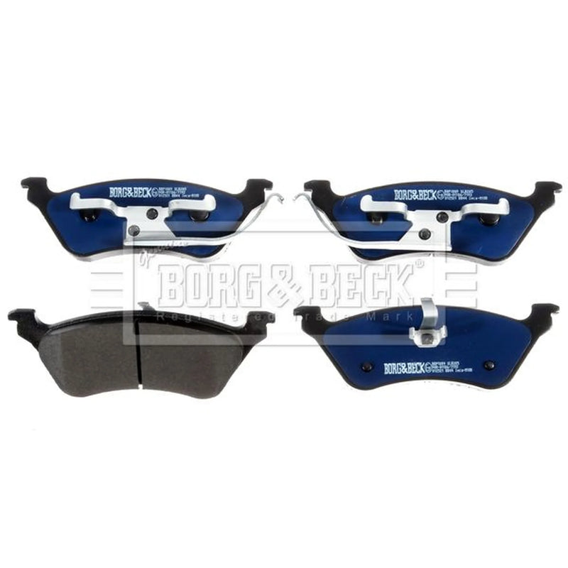 Borg & Beck Front & Rear Brake Discs & Pads fits Jeep Cherokee 2001-2004 2.4 3.7