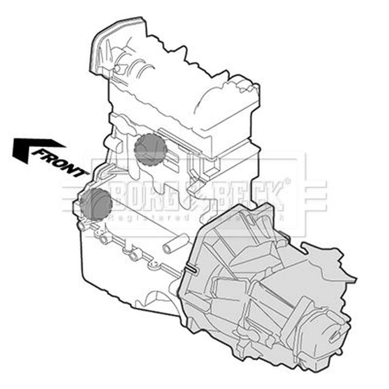 Borg & Beck Engine Mount Mounting BEM3287