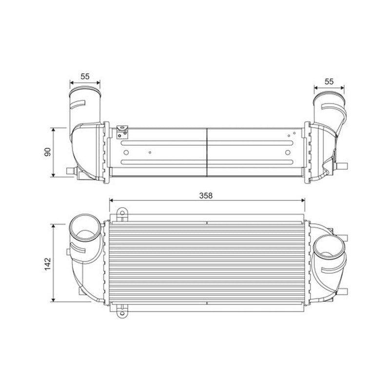 Valeo Intercooler (Charge Air Cooler) 818688