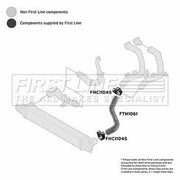 First Line Air Filter Intake Hose PE (Polyethylene) fits Fiat Fiorino 2007 on