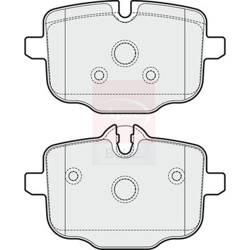 Apec Front Vented & Rear Vented Brake Discs & Pads fits BMW 5 2010-2017