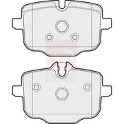 Apec Rear Brake Pad Set PD3705