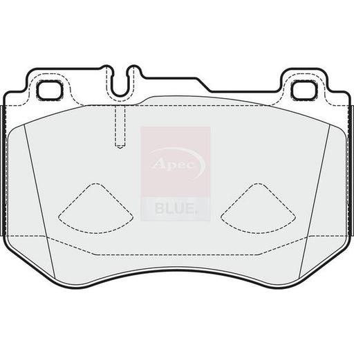 Apec Front Brake Pad Set fits Mercedes-Benz C-Class 2013-2023