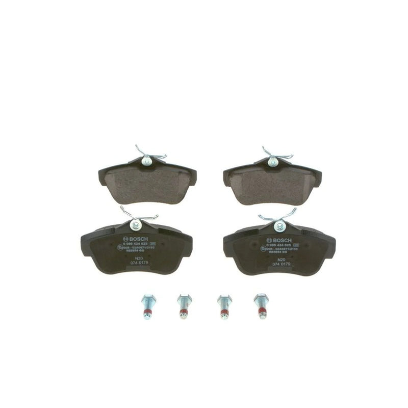 Bosch Front & Rear Pads fits Toyota Proace 2013-2016 1.6 2.0