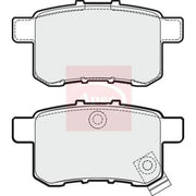 Apec Rear Brake Pad Set fits Honda Accord IX 2012 on 3.5