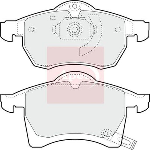 Apec Front Brake Pad Set PAD1023