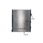 Mahle Engine Radiator fits Kia Sorento I 2002-2011 2.4 3.5