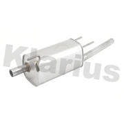 Klarius Box With Tail Pipe Rear fits Opel Combo Box Body/Mpv 2001 on 1.7