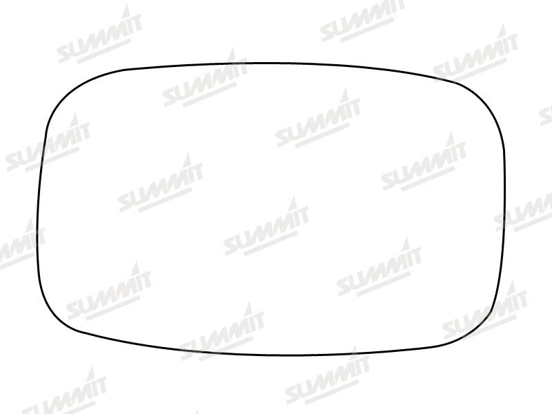 Summit Stick-On Standard Mirror Glass fits Rover 800 LHS Summit - Bars 4 Cars