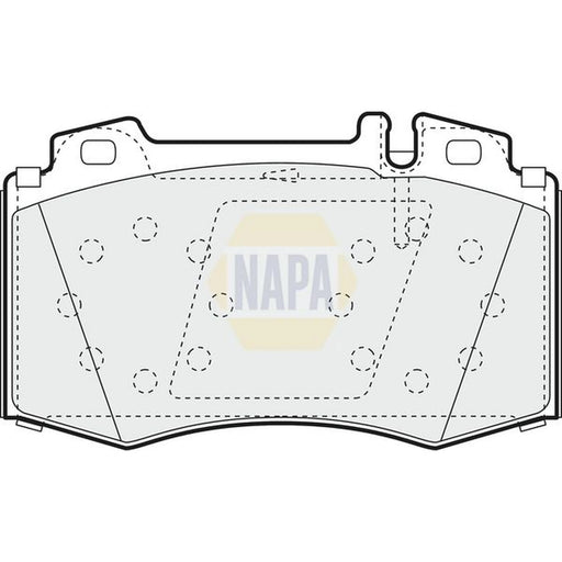 NAPA Front Brake Pad Set NBP1946