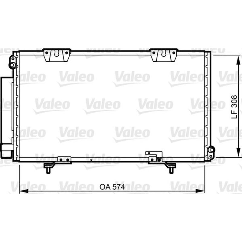 Valeo Air Conditioning Condenser 817803