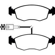 Abtex Front Brake Pad Set PLU2189