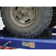 Sealey Rubber Wheel Chocks Pair WC01 Sealey - Dynamic Drive