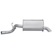 Hella End Silencer Rear fits Peugeot 407 2004-2010 1.6 2.0