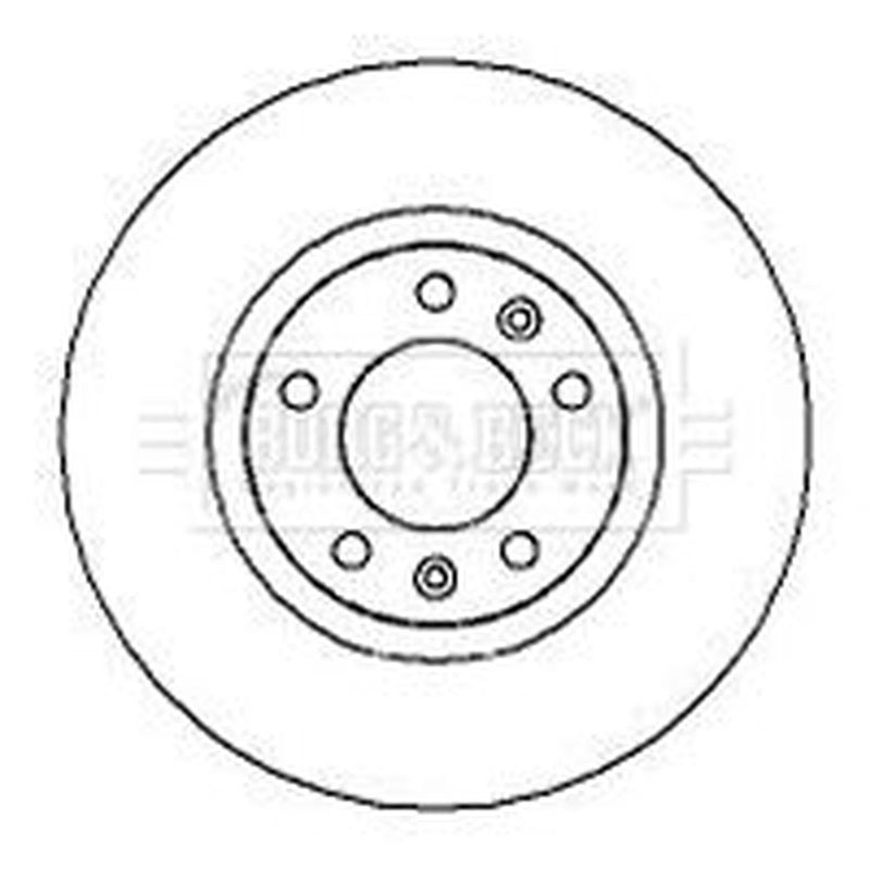 Borg & Beck Front & Rear Brake Discs & Pads fits Peugeot 607 2000-2010 2.0 2.2