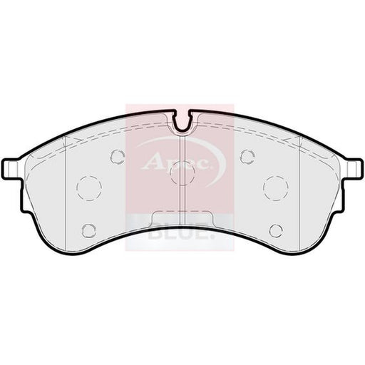 Apec Front Brake Pad Set fits Man Tge 2017-2024 2.0