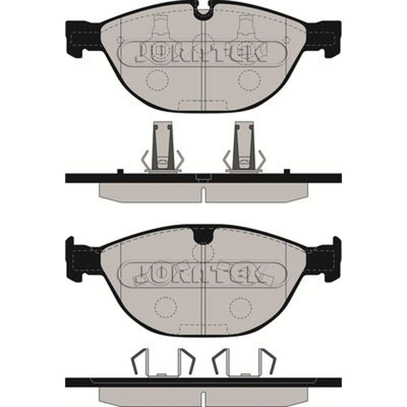 Juratek Front Brake Pad Set fits BMW 5 2004-2010