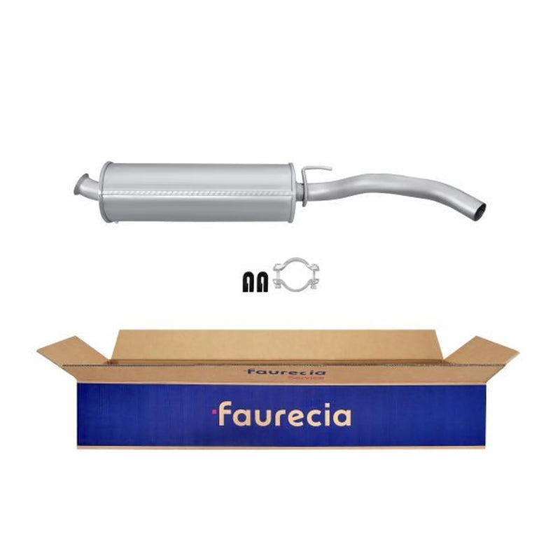Hella End Silencer Rear fits Renault Extra 1985-1998 1.0 1.1 1.4 1.6