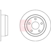 Apec 2 x Solid Brake Discs fits Renault Arkana I 2020-2021 1.3 1.6