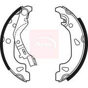 Apec Brake Shoe Set Axle Kit fits Fiat Punto 1999-2012