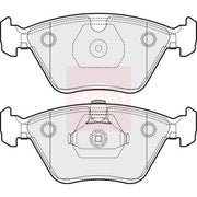 Apec Front Brake Pad Set fits Daimler Daimler Xj 1997-2003 4.0