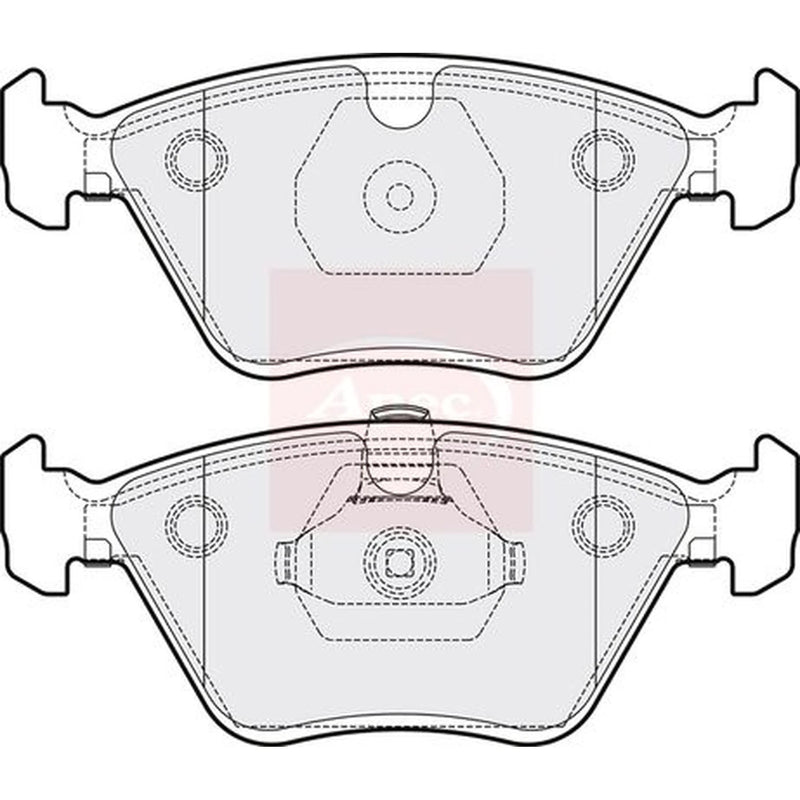 Apec Front Brake Pad Set PAD1225