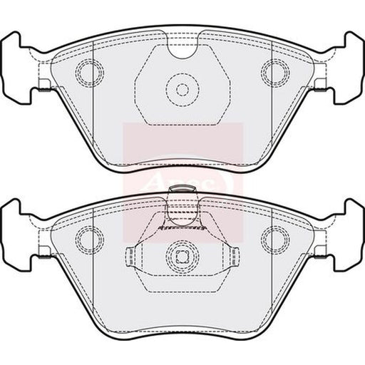 Apec Front Brake Pad Set fits Daimler Daimler Xj 1997-2003 4.0